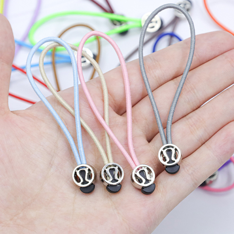 Lulu Yoga Clothing Zipper Cord Clothing Elastic Rubber Band Cord Pull Handle Zipper Head Pull Tail Cord Lulu Yoga Clothing Zipper Cord Clothing Elastic Rubber Band Cord Pull Handle Zipper Head Pull Tail Cord