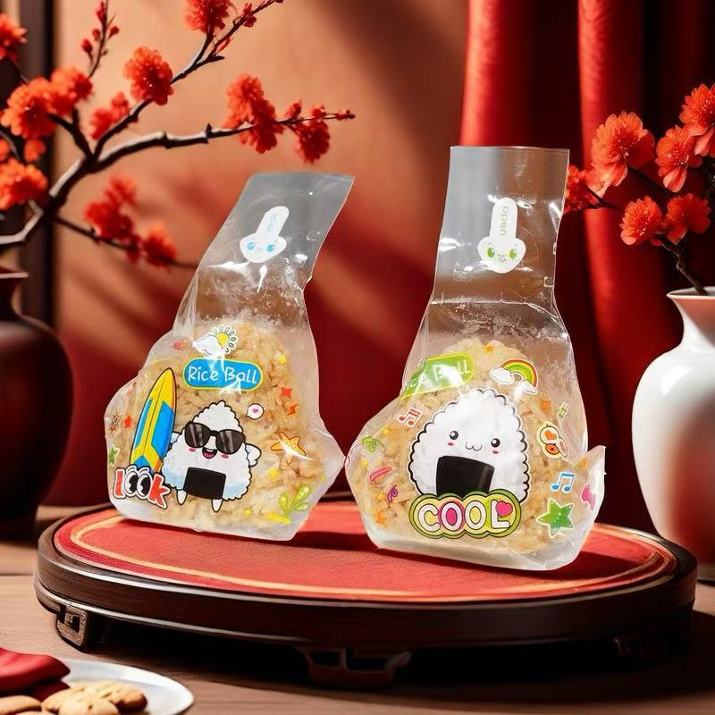 食品级日式三角饭团防雾袋子包装海苔寿司模具可加热防雾保鲜