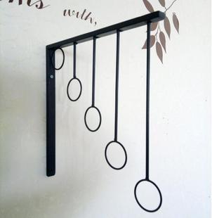 Clothing Store Iron Clothing Rack Display Rack Women's Clothing Store Wall Window Rack Clothes Rack Hanging Display Shelf