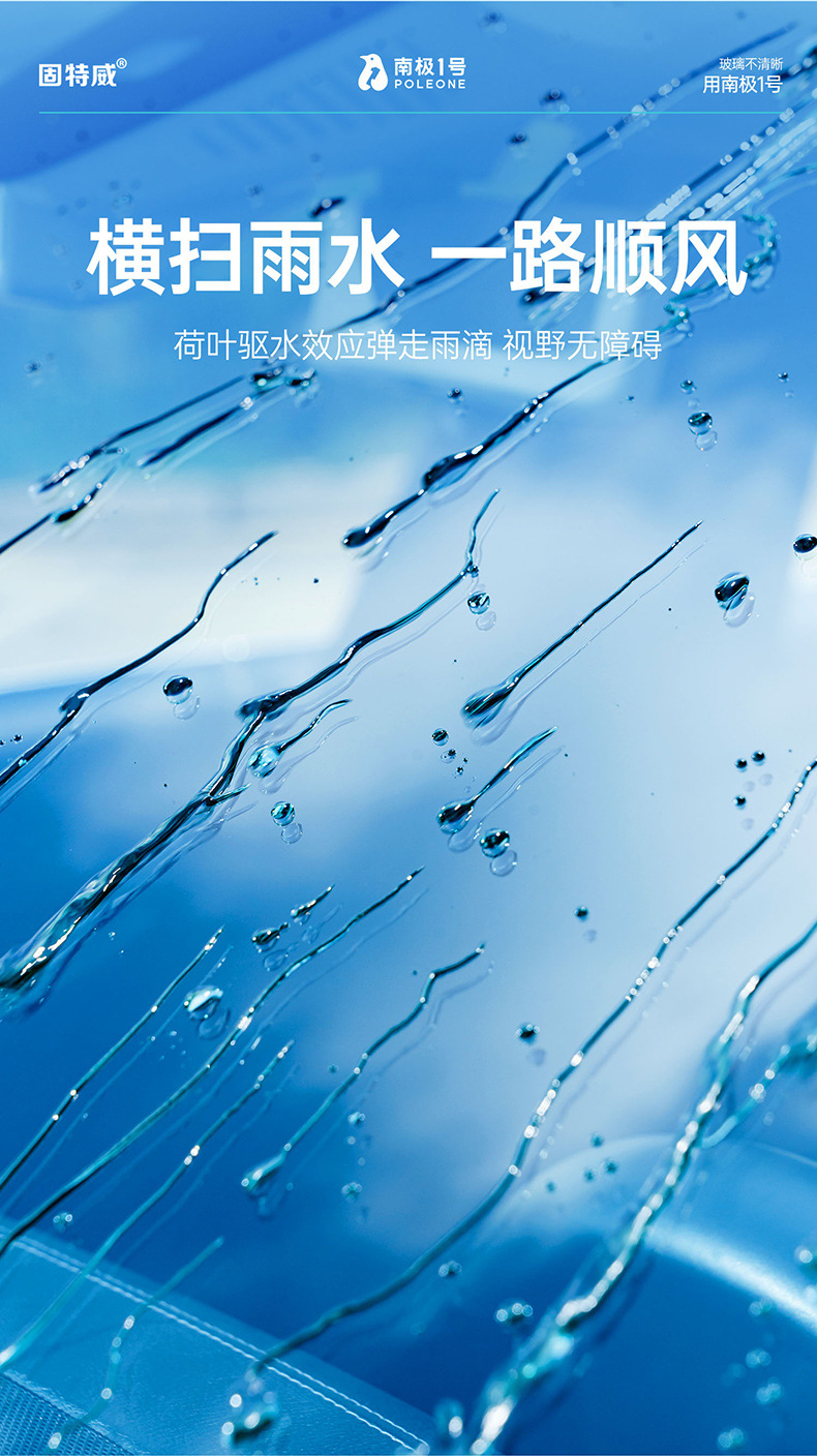 Goodway Rainproof Agent, Windshield Anti-Fog Agent, Long-Lasting Car Defogger, Rearview Mirror Water-Repellent, Rain-Proof and Anti-Fog Agent