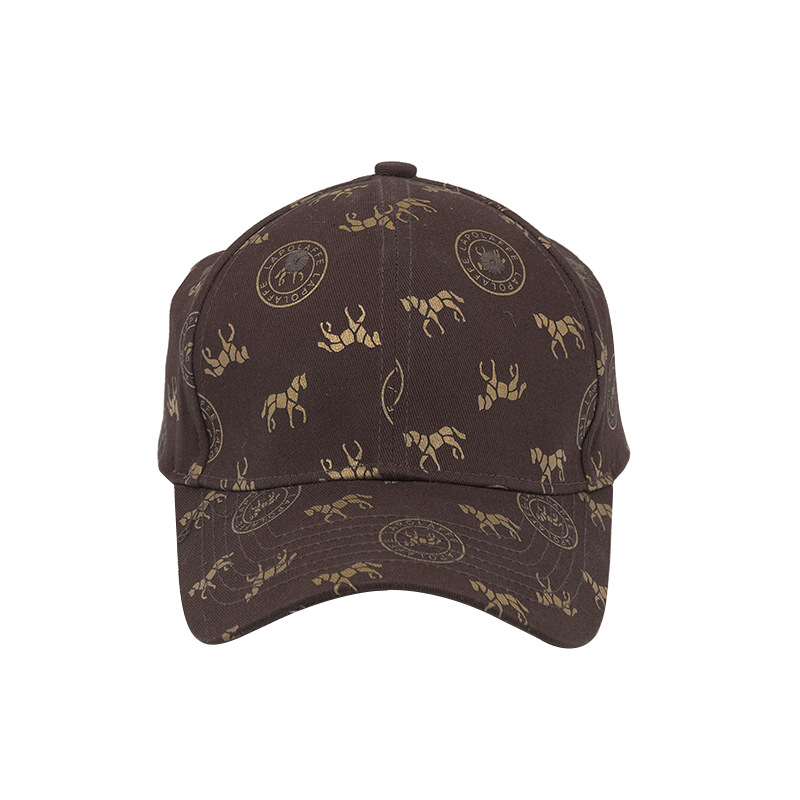 LAPOLAFFE Pony Baseball Sombrero de impresión de lienzo A121#