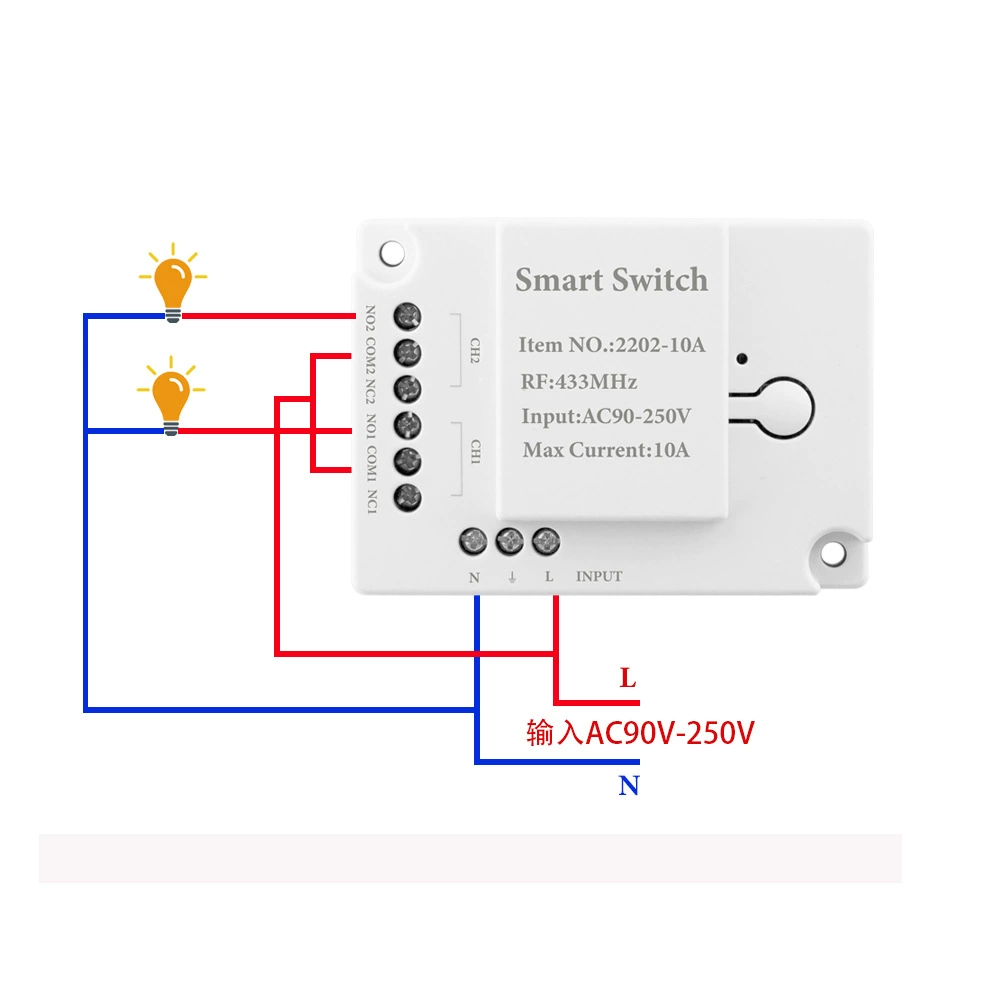 Switch key, wireless smart lights, remote control, 110v, 220v