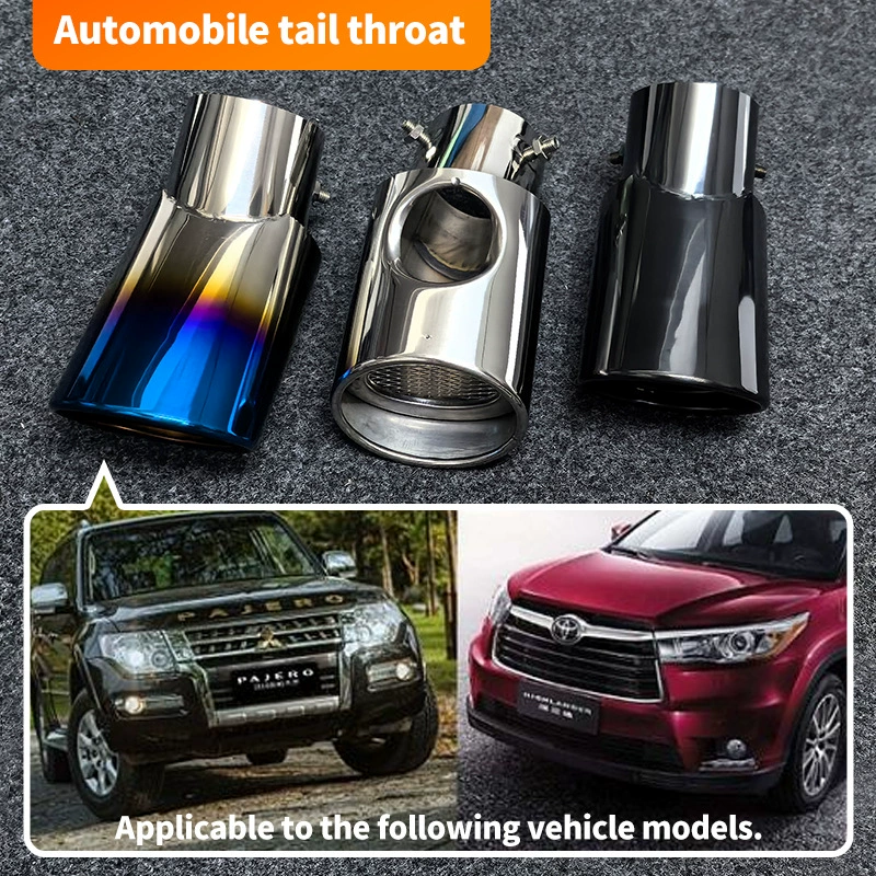 Декоративная насадка на выхлопную трубу из нержавеющей стали для автомобилей Honda CRV, Highlander, Lexus IX35, Zhipao SUV.