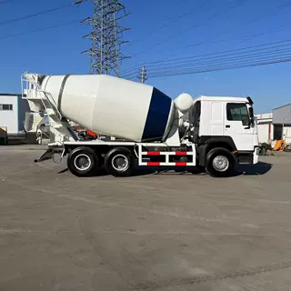 工厂重汽豪沃水泥搅拌车跨境后八轮混凝土运输车12方商砼搅拌罐