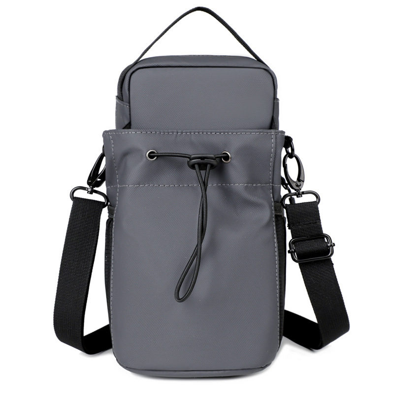 Bolsa de botella de agua de succión magnética de fitness con bolsa de taza de agua de imán bolsa de almacenamiento de taza de agua especial de gimnasio de gran capacidad bolsa diagonal hombre