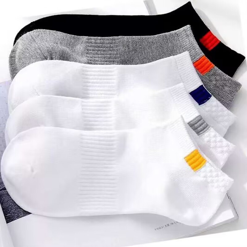 Zhuji socks spring and summer deodorant sweat-absorbent breathable socks men's short socks Japanese men's socks low-top shallow-vamp boat socks women's socks