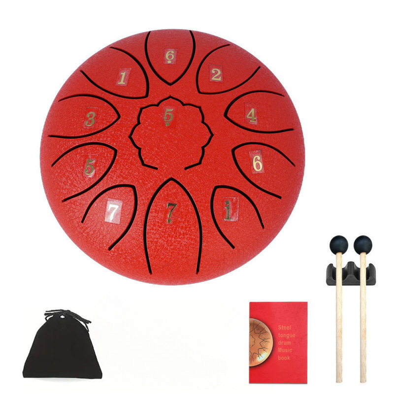 Drum etéreo de pulgada sonido mini pulgada sonido de niños de iluminación estudiantes instrumentos musicales tambor lengua de acero principiantes Aliexpress