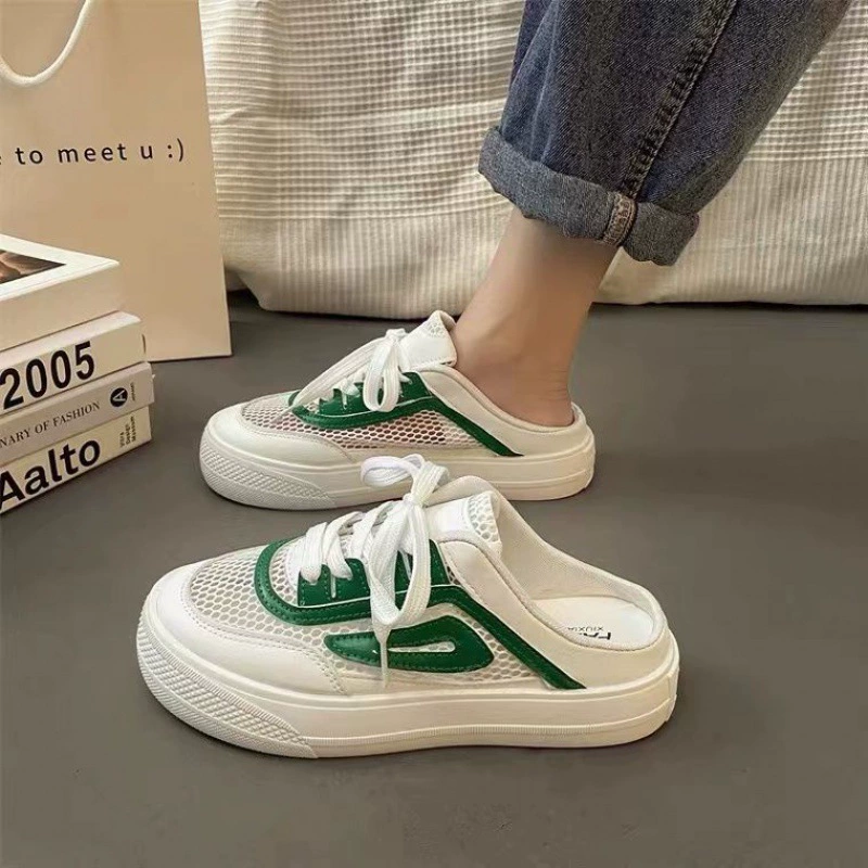 Slippers, summer footwear, cloth shoes, slide platform, 2023