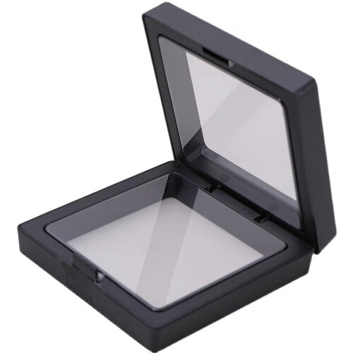 Transparent PE film jewelry box anti-oxidation earring necklace accessory storage box Insta style earring box portable small