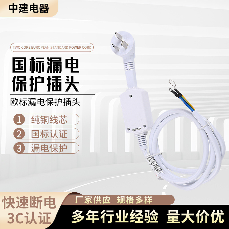 The new national standard leakage protection plug electric water heater faucet 16A split leakage protection plug