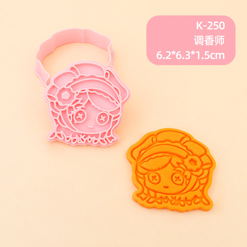 Juego de Moldes para Galletas 3D Personajes de Anime de Plástico para Repostería image 21
