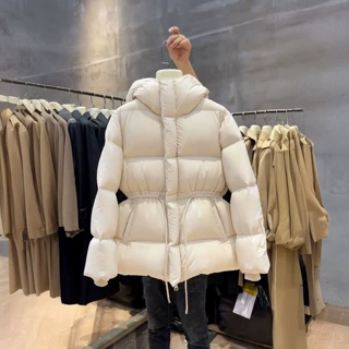 冬季设计感收腰显瘦棉服外套女2025新款时尚简约百搭加厚保暖棉衣