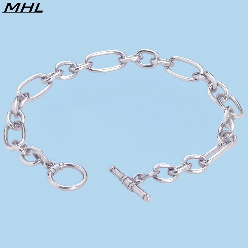 Cross-Border Quality Hip-Hop Necklace Set for Men and Women, Waterproof Versatile Sweater Chain, European and American Jewelry, Luggage Pendant Chain