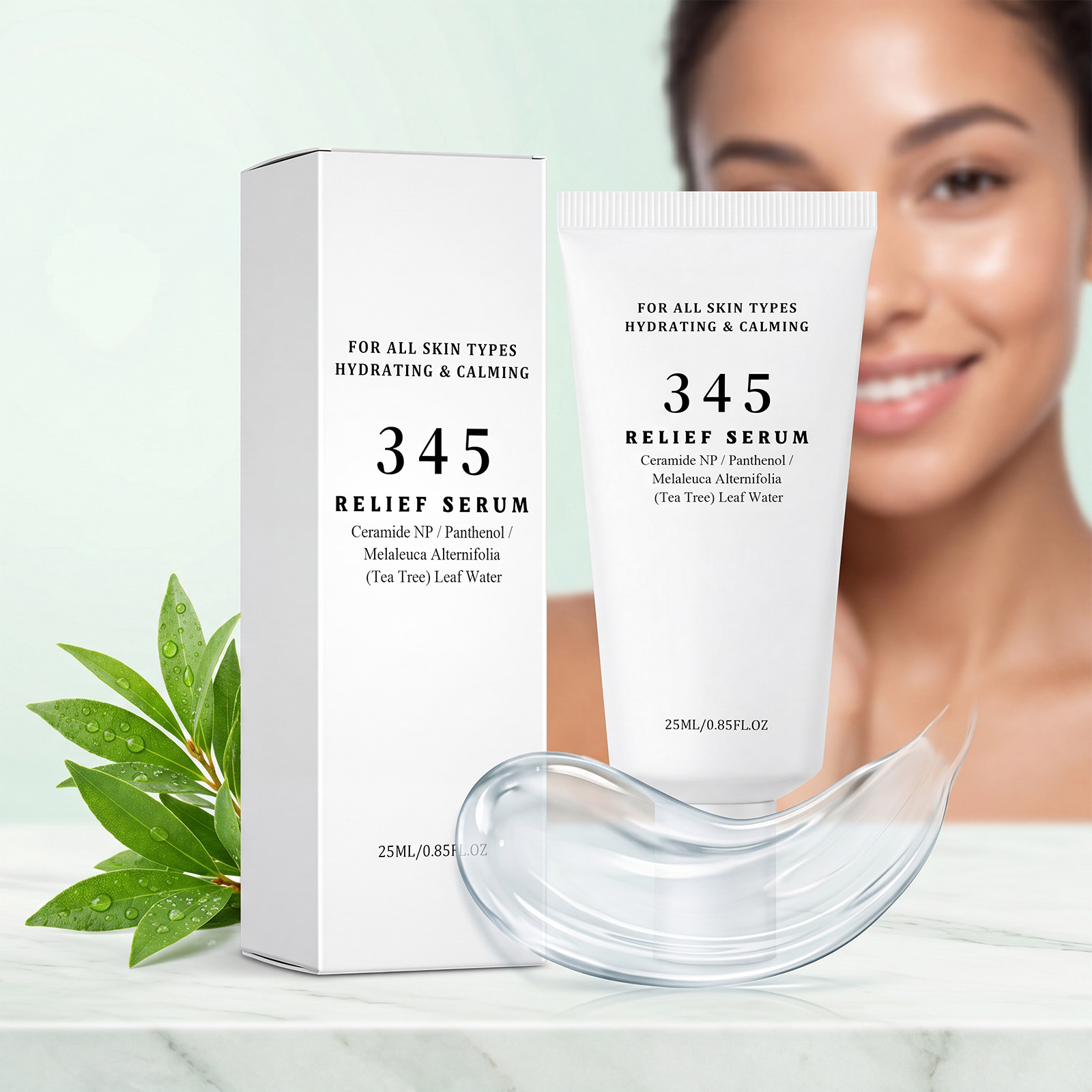 Moisturizing Essence That Cares for Facial Skin, Hydrates, Nourishes, Refreshes, Brightens, Softens, and Is Gentle on the Skin with a Mild Formula