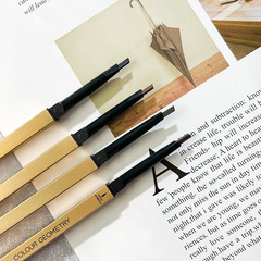 小金條眉筆雙頭纖細小金筷眉筆自然不易脫色不用削眉筆