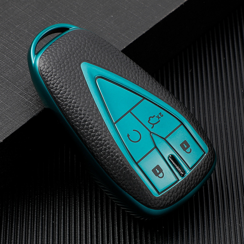 Adecuado para Chang'an Auchan X5 clave caso Auchan X7/x7EV coche clave caso hebilla de control remoto de protección Shell