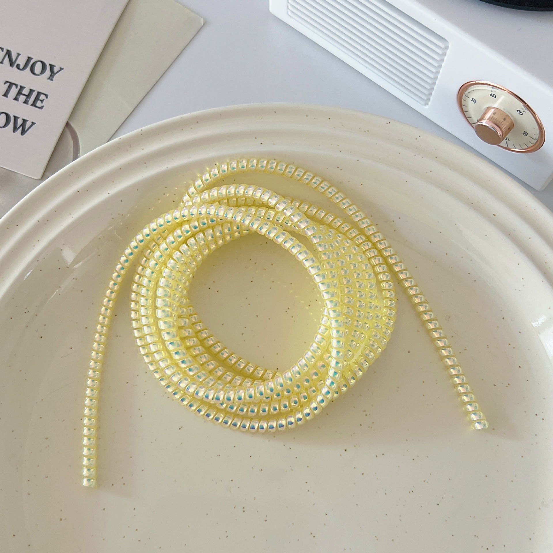 1,4 m 1,6 m cable de datos cuerda de protección anti-suciedad cable de teléfono móvil cuerda de bobinado anti-rotura cargador cubierta de protección de alambre