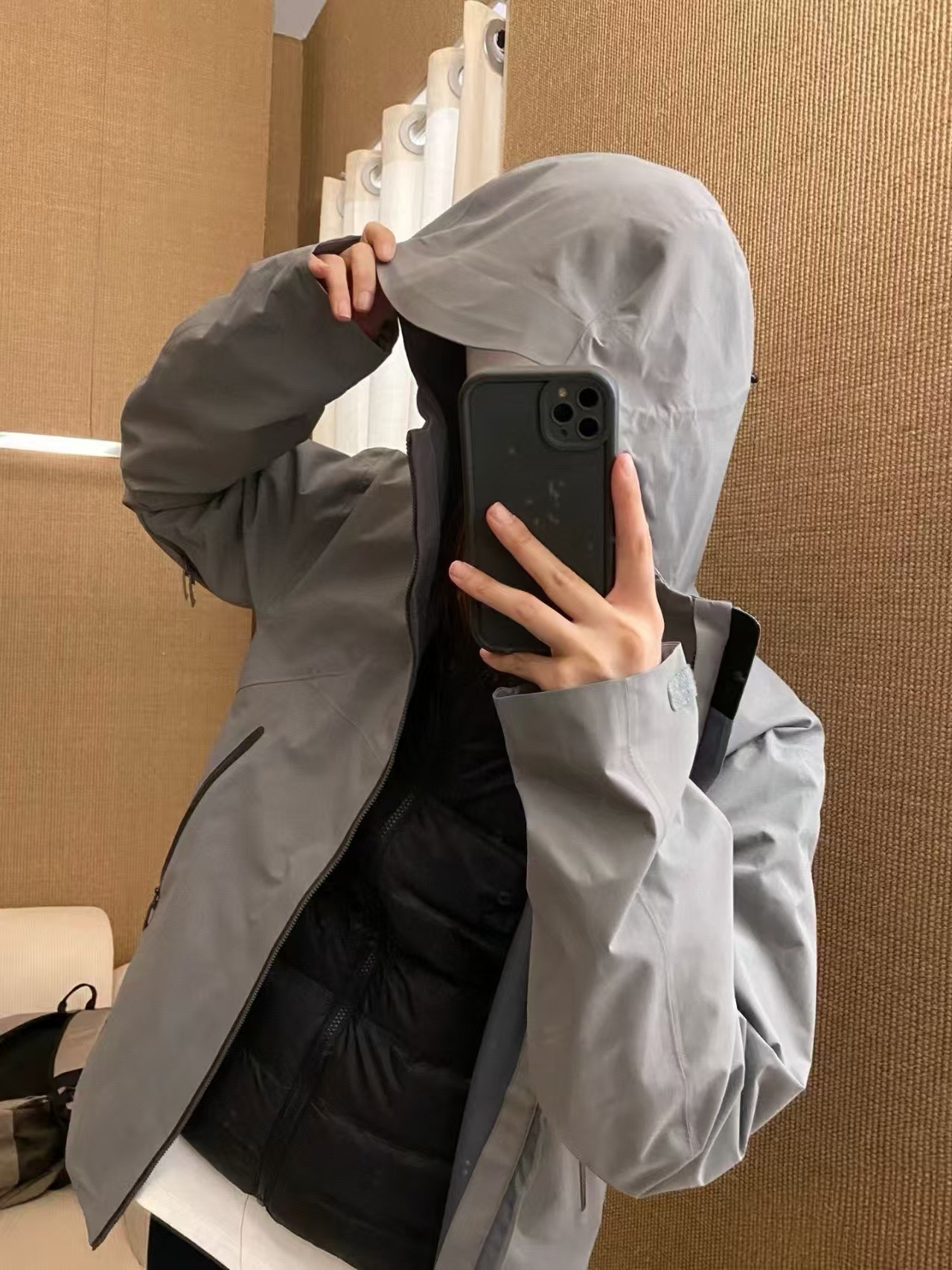 Bird 's Home Selection Storm Riding Coat BetaSL 3 en 1 concha dura caliente al aire libre pegamento a prueba de agua y frío