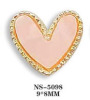 Metal accessory for manicure, jewelry, nail stickers heart-shaped, decorations, tape