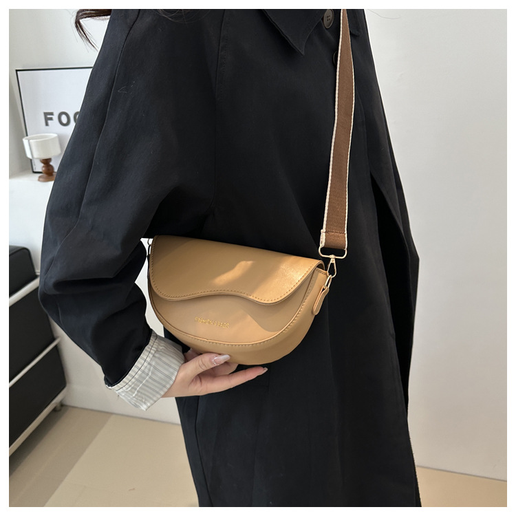 Moda simple todo fósforo color sólido línea de costura bolsa de la PU bolso de las mujeres 2024 invierno nuevo estilo occidental bolso crossbody bolsa de hombro