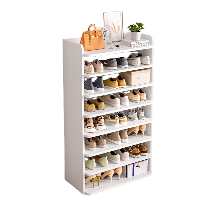 Internet celebridad zapato estante hueco puerta pequeña estrecha capas simple hogar almacenamiento artefacto ahorro de espacio casa alquiler gabinete de zapatos