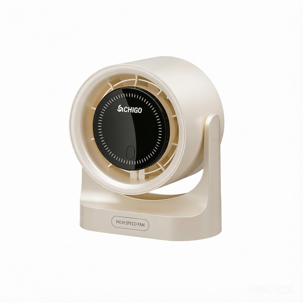 Ventilador pequeño Zhigao, ventilador eléctrico, mini ventilador de escritorio, ventilador de circulación de aire, mini ventilador silencioso recargable de doble uso montado en la pared