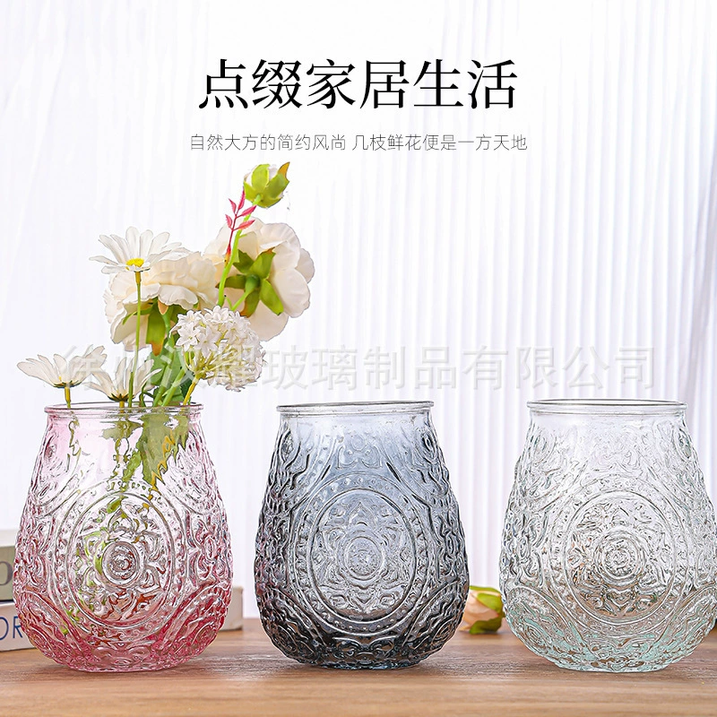 Портативная стеклянная ваза в европейском стиле, Высококачественная интернет-знаменитость, корзина для цветов, цветок, зеленое растение, гидропонная бутылка, украшение для гостиной, входа, украшения