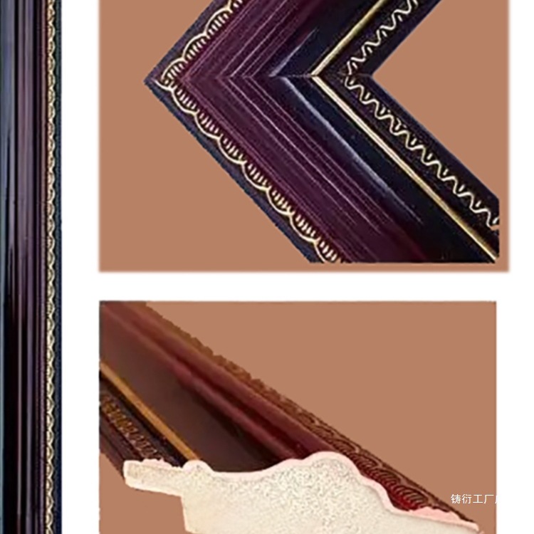 Wholesale Solid Wood Portrait Photo Frame 12inch 16inch Portrait Frame Elderly Photo Frame with Cardboard Portrait Production and Processing