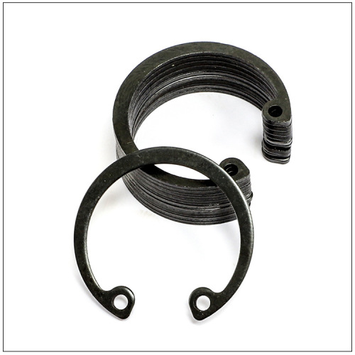 din472 carbon steel hole retaining ring black C-type circlip open retaining ring inner circlip 304 stainless steel circlip wholesale