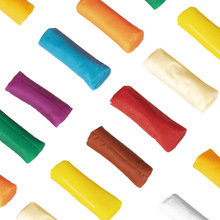 专供出口 儿童小麦面粉彩泥玩具12 色橡皮泥diy手工制作糖果包装