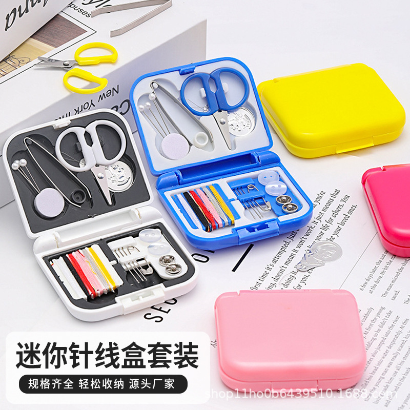 Mini Sewing Kit Travel Tool Combination, Foldableable Portable Sewing Kit for Outings, Home Sewing Kit