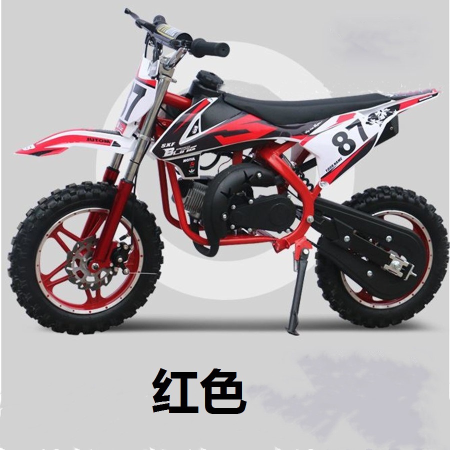 Dos golpes pequeño vehículo todoterreno 49CC mini scooter para niños KTM juvenil de dos ruedas pequeño deportivo