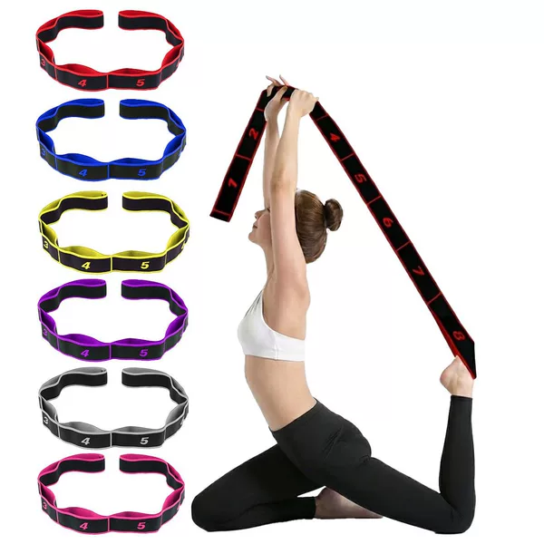 Digital 8 Resistance Band for Children's Dance, Open-Back Elastic Band, Thickened Yoga Resistance Band, Dance Resistance Band