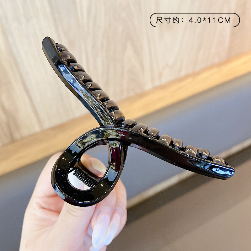 Clip de cabello de alta sensación de gran tamaño para mujeres más agarrar clip de cabello de tiburón en la parte posterior de la cabeza de los productos al por mayor