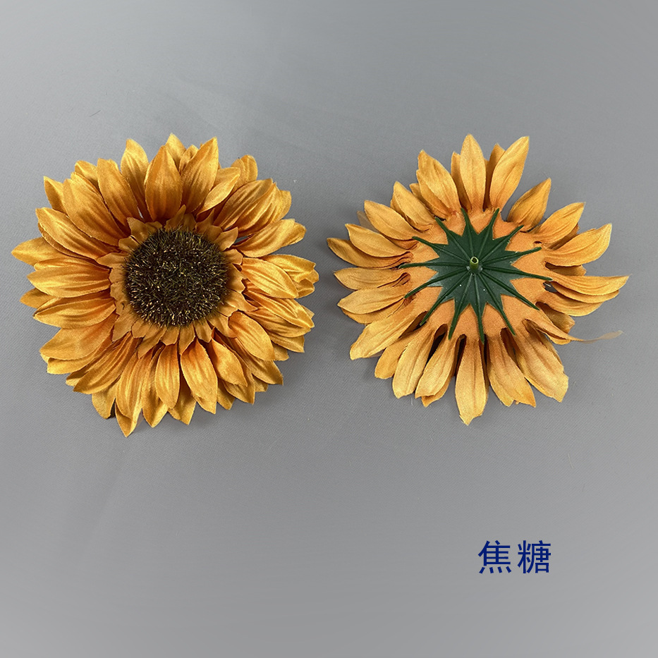 Simulación girasol ins viento decoración de la sala de estar props de fotografía boda al por mayor flores de sol hechas a mano diy regalos de flores falsas