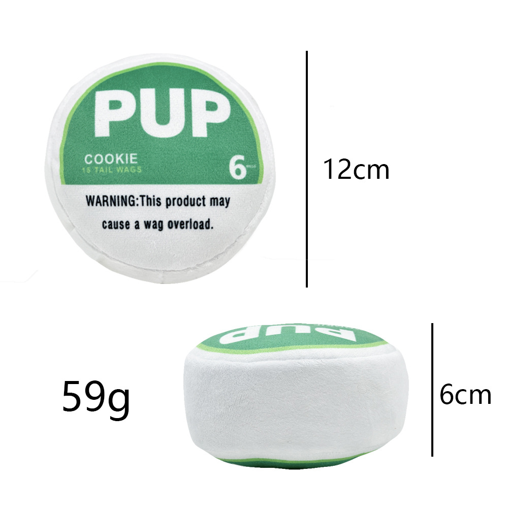 Nuevo transfronterizo PupperDecky Parody Dog Toy Perro roer y chirriar juguete de peluche para aliviar el aburrimiento