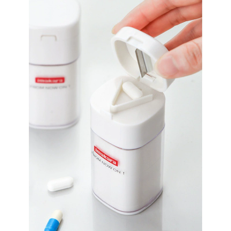 Разрезка таблеток и резака для таблеток Домашняя шлифовальная дробилка делитель шлифовальная дробилка для ручного хранения