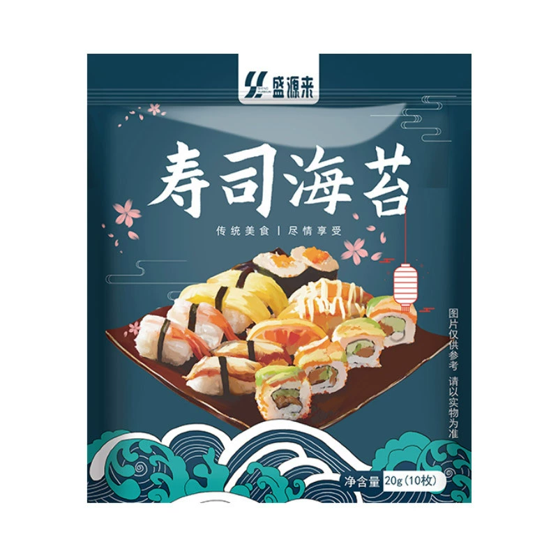 Shengyuanlai Суши Морские Водоросли Порфира Рис Суши Специальный Материал 10 Шт Морепродукты Закуски Морские Водоросли Рулон