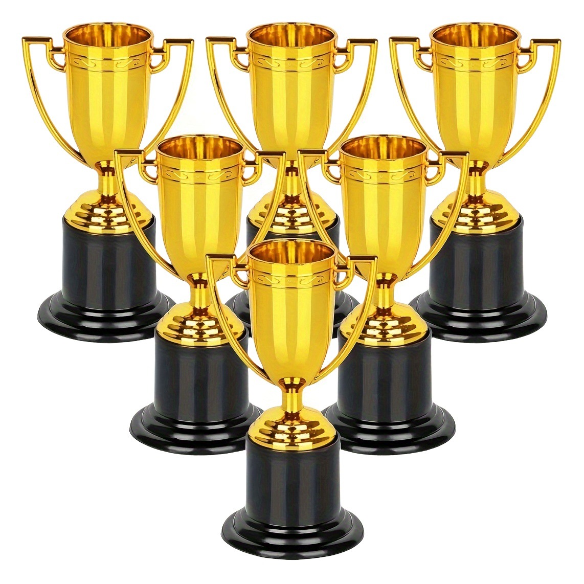 Jardín de infantes honor pequeño trofeo de oro juguetes de premios de niños trofeos de plástico mini accesorios fabricantes al por mayor