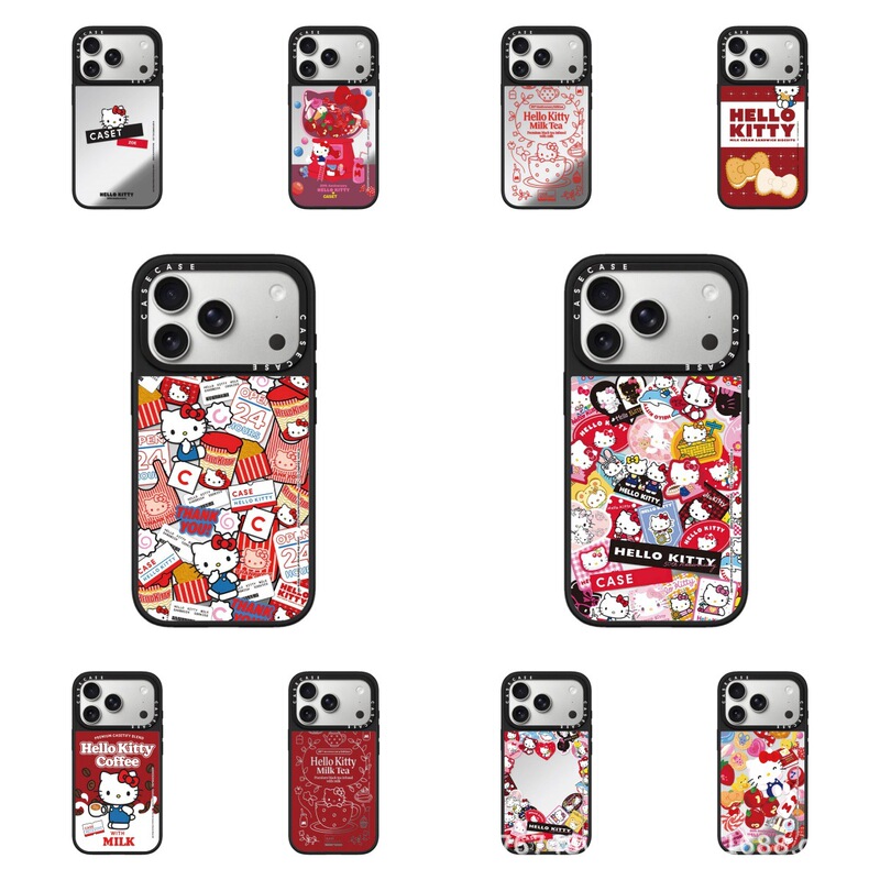 The Co-Branded Hello Kitty 50Th Anniversary Stickers Are Suitable for iPhone Apple 17Promax Phone Case 13Promax/14P