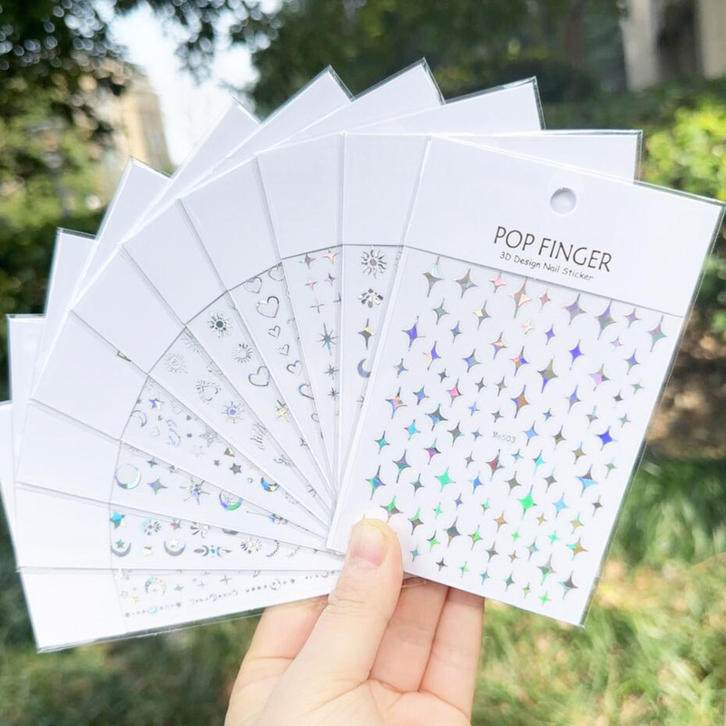 Xingyue nail stickers mobile phone stickers stationery stickers hand account Love star Moon nail stickers Me492-510