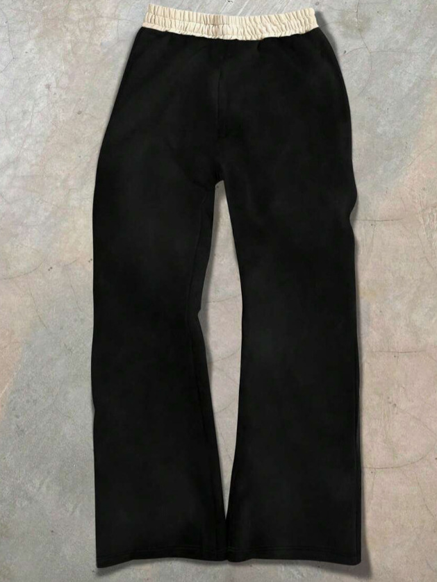 2025 Europa y los Estados Unidos otoño y invierno diseño de pantalones dobles nicho de la personalidad de la tendencia callejera hip-hop piernas largas sueltas al por mayor