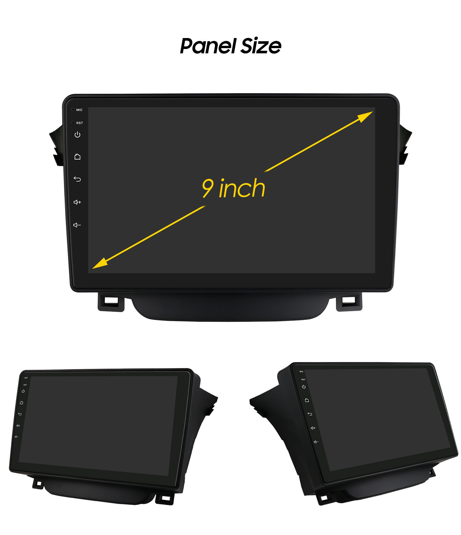 9 inch is suitable for 11-17 modern I30 Android navigation all-in-one reversing image car MP5 navigator