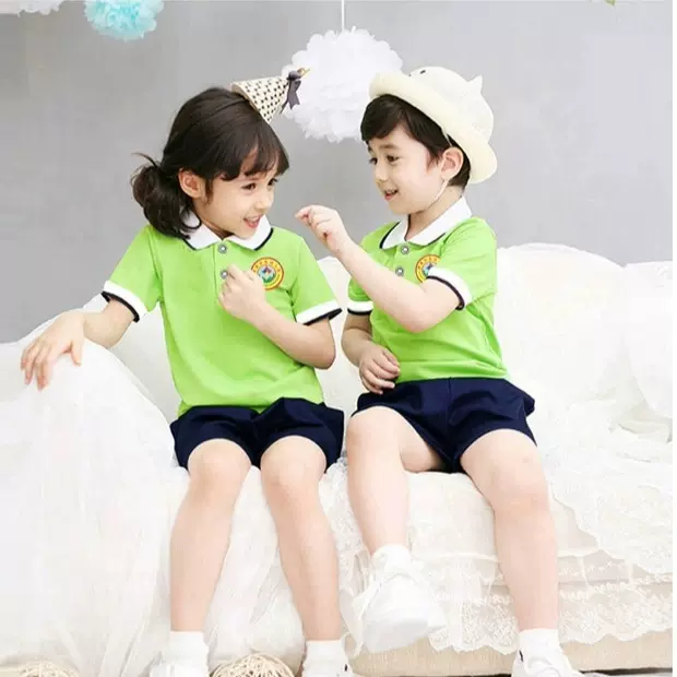 班服套装小学生校服六一儿童短袖短裙夏季幼儿园团购批发学院风