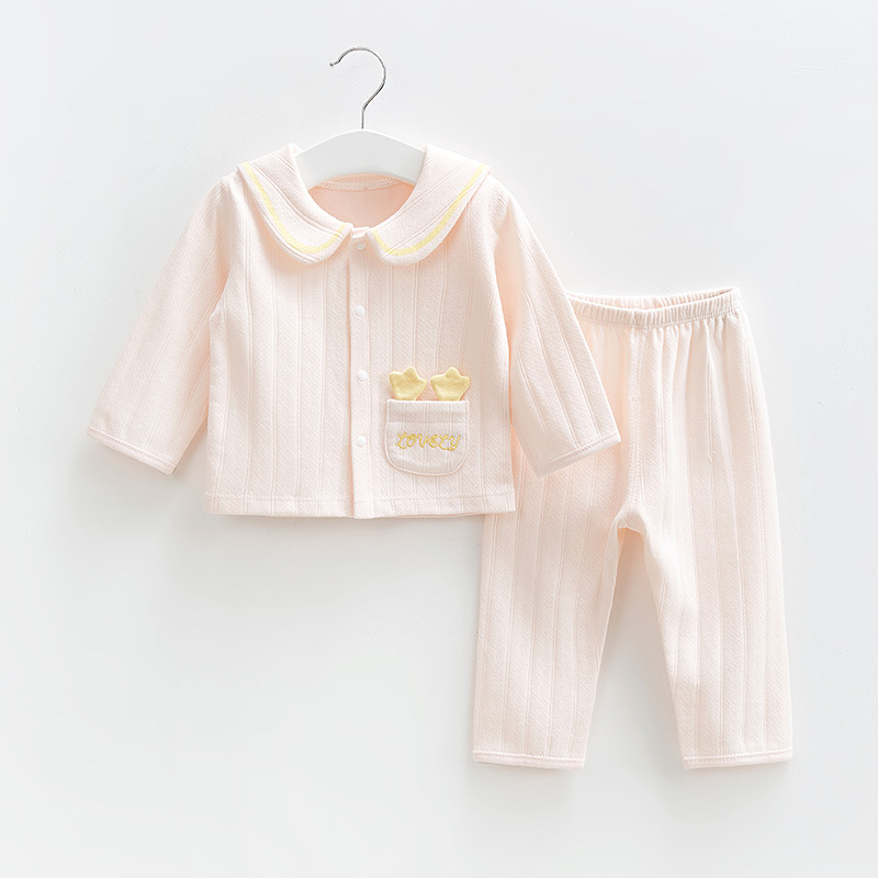 Baby Underwear Set Pure Cotton Boneless Spring And Autumn Bottoming Autumn Clothes Autumn Pantsborn Girls Boys Children Baby Clothes Long Sleeves