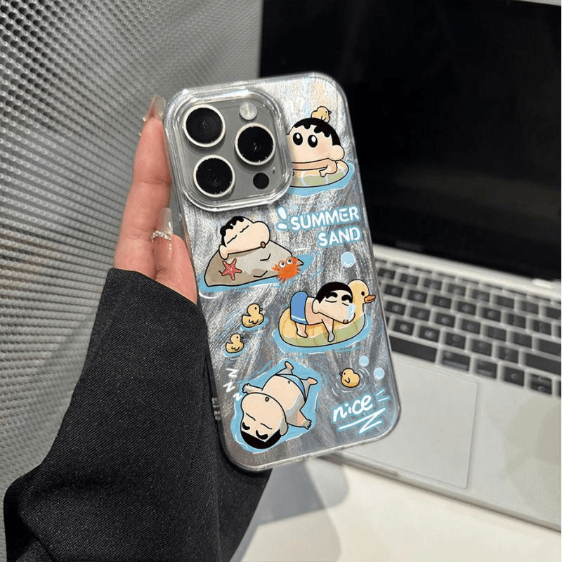 Swimming ring small new suitable for Apple 16 iPhone13pro feather yarn shell 12plus laser 11pro16 hard shell