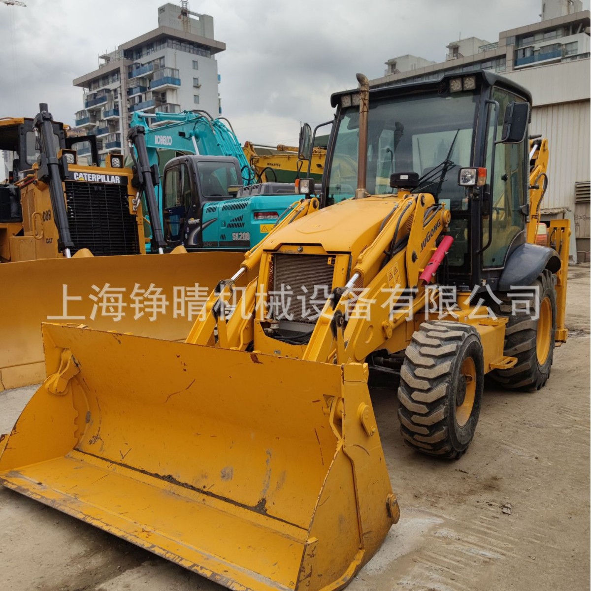 出售二手现货常年出口提供货代柳工CLG777A 挖掘装载机（两头忙）