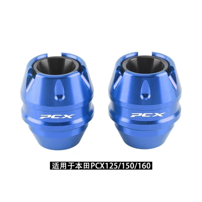 Motosiklet ləvazimatları və aksesuarları, Stick, Front and Rear Anti-Fall - front-wheel-anti-fall-cup-blue-pcx