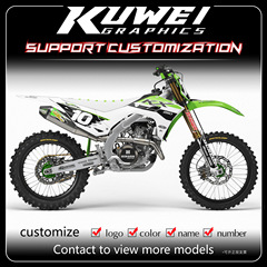 KAWASAKI カワサキ KX250F 2025 KX450F 2024 デカール ステッカー プリント ステッカーに適しています。