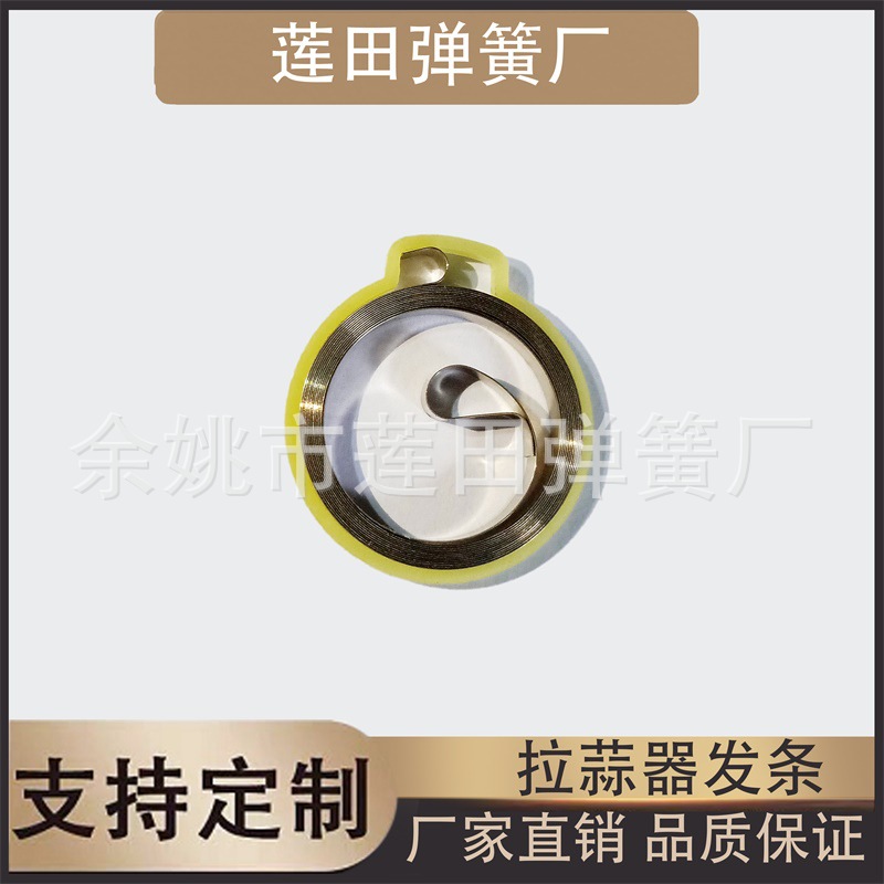 发条弹簧工厂直销拉蒜泥发条弹簧多种用途发条绞肉机收线弹簧